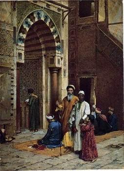  Arab or Arabic people and life. Orientalism oil paintings 594